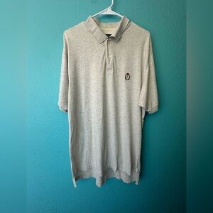 Chaps Light Gray Polo Shirt